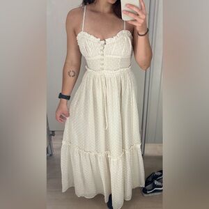 Patrons of Peace Cream Boho Dress